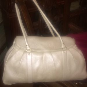 Cole Haan Champagne LARGE handbag- all leather.